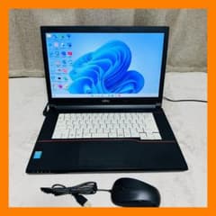 S452 富士通ノートパソコンi5メモリ8G SSD256G高速Window11 - メルカリ