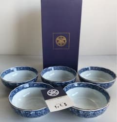 未使用品　たち吉　小鉢　唐草　5客セットのサムネイル