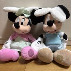 Disney ミッキー ミニー ぬいぐるみ イースター バニーのサムネイル