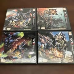 3ds モンスターハンター 131本セット売り モンスターハンター 3DS ソフト 4本セット - メルカリ