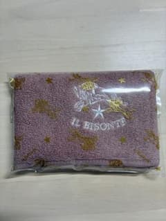 IL BISONTE ピンクタオルハンカチのサムネイル