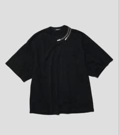 美品☆UNDERCOVER☆襟2連ZIPTシャツ☆黒☆3 - メルカリ