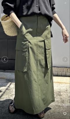 Spick & Span カーゴポケットIラインスカート 36 Spick & Span カーゴポケットIラインスカートカーキ36 - メルカリ
