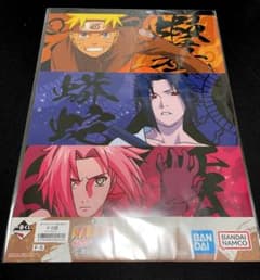 NARUTO 질풍전 이치 반 쿠지 F상 클리어 포스터 2점