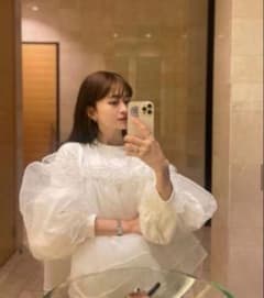 Bibiy風　ANNA PUFF TOPホワイトのサムネイル