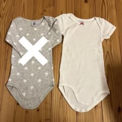 プチバトー　ロンパース２枚セットのサムネイル