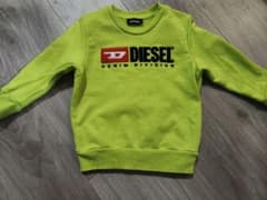 DIESEL DENIM DIVISION トレーナー 蛍光グリーンのサムネイル