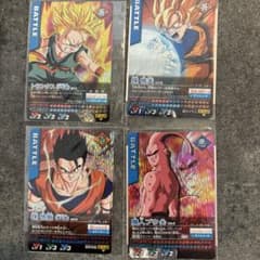 ち*ー様 ドラゴンボールZ 孫悟空 バトルカード 4枚セット ドラゴンボールZ バトルカード 4枚セット - メルカリ