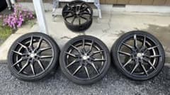 19インチ アルミホイール 4本セット 19×7.5J 5穴のサムネイル