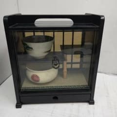 茶道具 ミニ飾り棚 茶碗2客セット - メルカリ