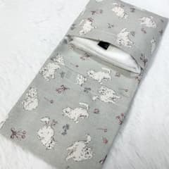 위생 케이스 흰 고양이 라이트 그레이 くすみ 컬러 S9014