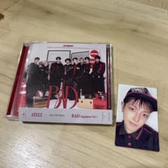 ホンジュン ATEEZ BAD Japanese Ver. トレカ1枚+CD1枚のサムネイル