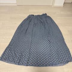 ゆらなびくプリーツスカート ブルー系のサムネイル