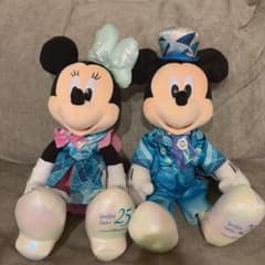新品 ディズニーシー25周年 ミッキー＆ミニー ぬいぐるみ セット