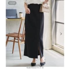 [ オフィスカジュアル ] ストレッチファスナースリットスカート [M4392]のサムネイル
