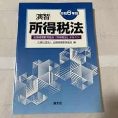 演習 所得税法 令和6年版 清文社のサムネイル
