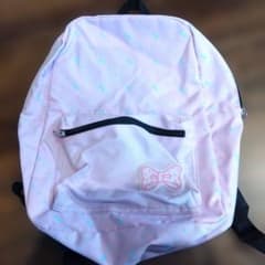 リボンモチーフ ピンクリュックのサムネイル