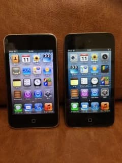 iPod touch 第4世代8GBと第3世代32GBの2セット売りのサムネイル