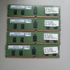 Samsung 8GB 3200 RDIMM メモリ 4枚セットのサムネイル