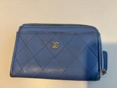 CHANEL マトラッセ コインケース ブルーのサムネイル