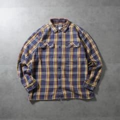 patagonia 11年製 フィヨルドフランネルシャツ ダスティパープルL古着