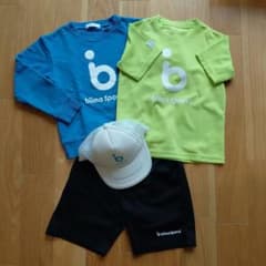 biima Sports トレーナー Tシャツ ハーフパンツ キャップ セットのサムネイル