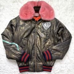 極美品・希少】現行 GUCCI ゴースト ミンクファー ボンバージャケット 