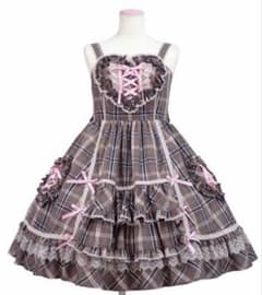 Angelic Pretty トリプルハート ジャンパースカート - メルカリ