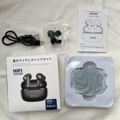 【新品未使用】ワイヤレスイヤホン Bluetooth ヘッドセット 防水のサムネイル