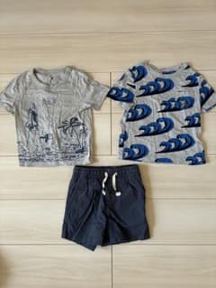 Baby GAP 95 夏服3点セット Tシャツ・半ズボンのサムネイル