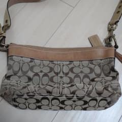 COACH ショルダーバッグ シグネチャー ブラウンのサムネイル