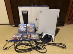PlayStation 5 本体 通常版 ソフト5本セットのサムネイル