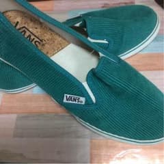 ☆サナタデココさま専用☆VANS グリーン スリッポンのサムネイル