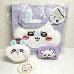 ちいかわ ぬいふわトートミニ モモンガ2WAYミニトートジュエリーケース３点