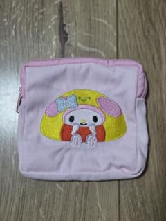 にっこりーノ × サンリオキャラクターズ お弁当のスクエアポーチ　マイメロディのサムネイル