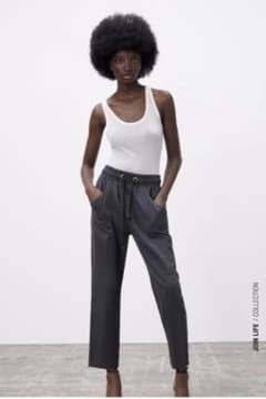 【新品】ZARA ジョガーパンツ　今期　完売品　グレーのサムネイル