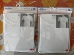 【未使用品】ユニクロ　エアリズム半袖　XLサイズ2個セットのサムネイル