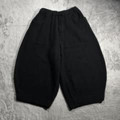AD2022 22AW ウール縮絨寅壱パンツ バルーン 黒 - メルカリ