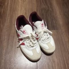 adidas Samba スニーカー ホワイト レッドのサムネイル