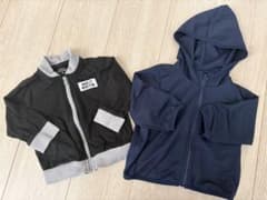 パーカー　2着セット　80センチのサムネイル