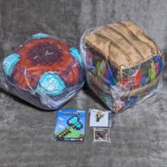 マインクラフト エンチャント５点セット　ぬいぐるみ＆ペン＆キーホルダー