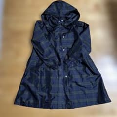 キッズ レインコート チェック柄 150