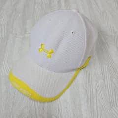 UNDER ARMOUR レディース キャップ ホワイト イエローゴルフキャップのサムネイル