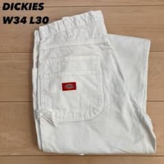 ディッキーズ ペインターパンツ ホワイト 白 W34 L30 ワークパンツ