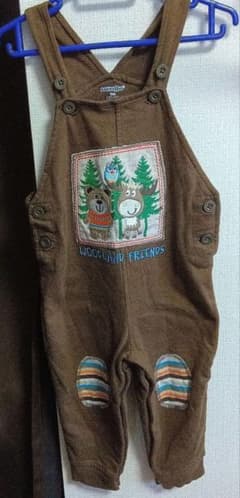BabiesRUs Woodland Friends オーバーオール 80のサムネイル