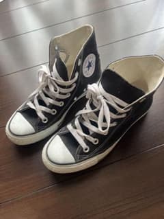 CONVERSE 23.5cm ALL STAR ブラック ハイカットスニーカーのサムネイル