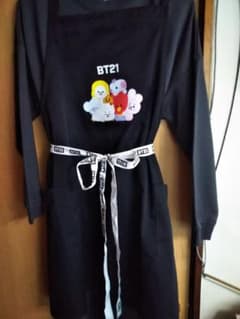 新品！ＢＴＳ　bt21エプロンのサムネイル
