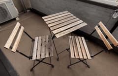 IKEA TÄRNÖ イケア テルノー ガーデンテーブルチェア セット 折り畳み