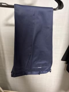 メーカーズシャツ鎌倉 コットンパンツ イージーケア ネイビー チノパン