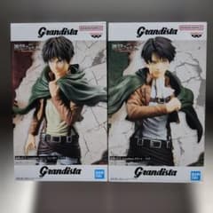 進撃の巨人 Grandista エレン リヴァイ フィギュア 2体セットのサムネイル